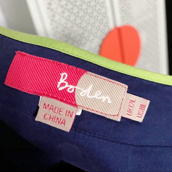 Boden Colorblock Summer Sheath Dress in Blue - Picture 6 of 8